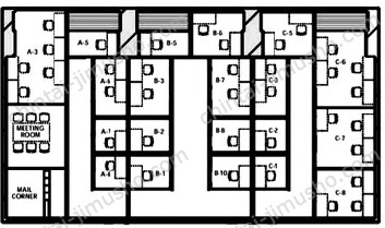 ニュー新橋ビル／ハローオフィス新橋7Fの間取図