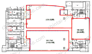 大成大手町ビル5Fの間取図
