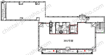 PARKFRONT SHINJUKU／パークフロント新宿3Fの間取図