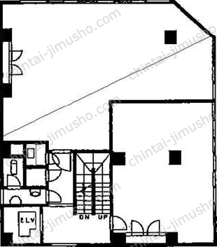 ル・グラシエルBLDG.32階の間取図