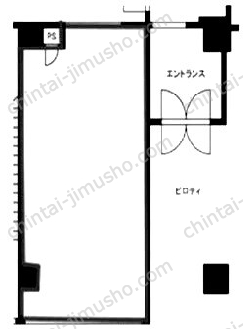 明芳ビル1Fの間取図