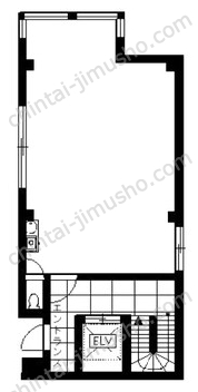 (仮称)池袋本町4丁目貸事務所1Fの間取図