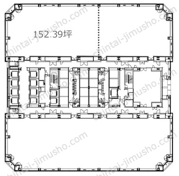 晴海アイランドトリトンスクエアオフィスタワーX23Fの間取図