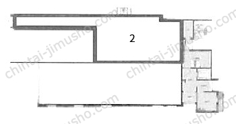 アジュール・モア・ナガツタ1Fの間取図