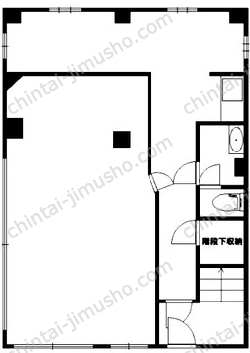 家常ビル1Fの間取図