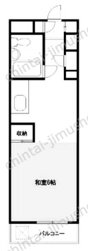 ハイツオーエド6Fの間取図
