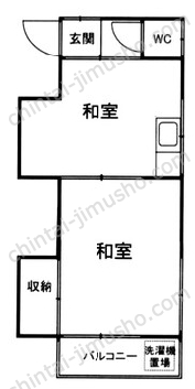 オリーブハイツ2Fの間取図