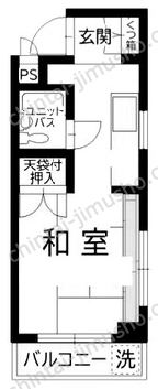 第3末好ビル4Fの間取図