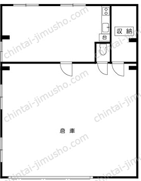 めぞんど畑中1Fの間取図
