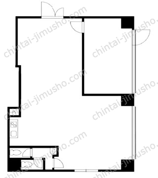 第3木田ビル1Fの間取図