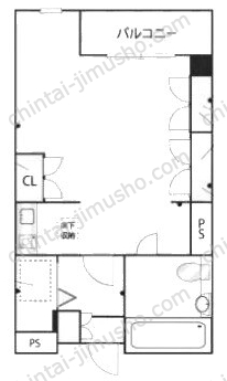 目白第二欅マンション1Fの間取図