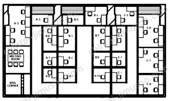 ニュー新橋ビル／ハローオフィス新橋7Fの間取図