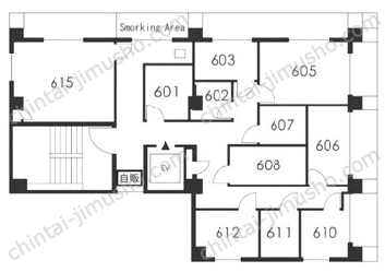 ALビル／ハローオフィス錦糸町6Fの間取図