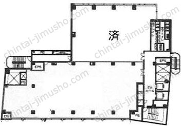 ラピロス六本木／MID POINT 六本木の間取図
