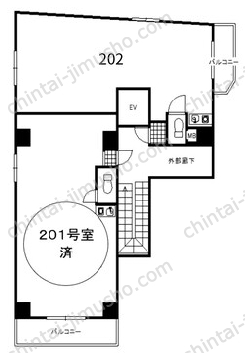 第2石井ビル2Fの間取図