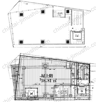 ダイアンクレストビル8Fの間取図