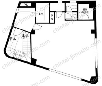 DMK代々木ビル2Fの間取図