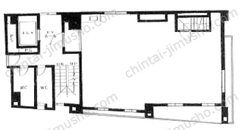 第一上野ビル8Fの間取図
