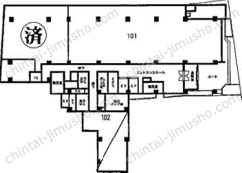 新宿タツミビルの間取図