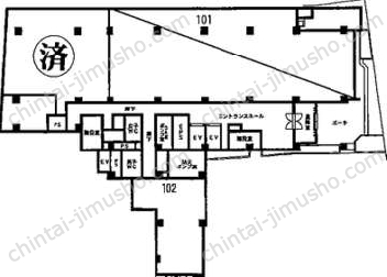 新宿タツミビルの間取図