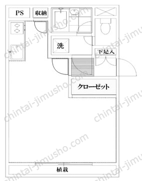フレア1Fの間取図