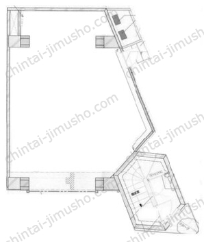 池尻大橋SQUARE1Fの間取図