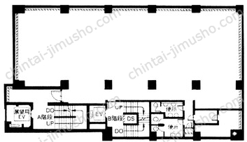 赤坂三田ビルB1Fの間取図