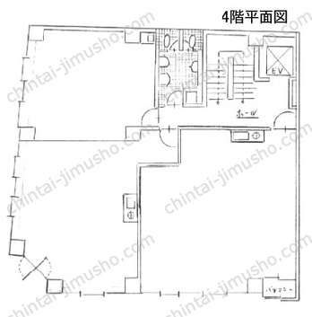 お茶の水KSビル4Fの間取図