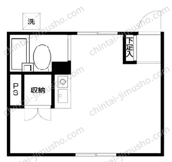 第2山崎ビル1Fの間取図