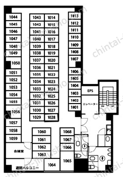イーグル浜松町ビル／天翔オフィス浜松町大門10Fの間取図