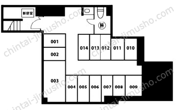 南青山アサヒビル／天翔オフィス南青山ANNEXB1Fの間取図