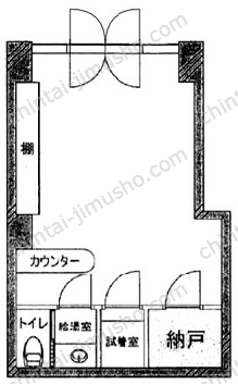 パークノヴァ猿江恩賜公園1Fの間取図