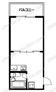 長者町ビジネスマンション4Fの間取図