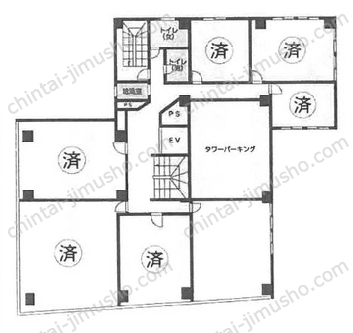 大同ビルの間取図