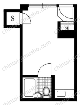 セザール西小山1Fの間取図
