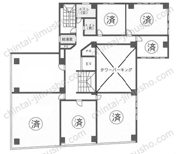 大同ビルの間取図