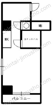 オリエント赤坂8Fの間取図
