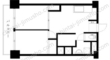 アパルトマンイトウ4Fの間取図