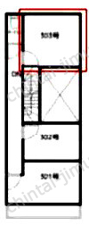 天宏ビル3Fの間取図