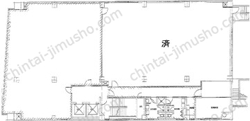 柳屋太洋ビル4Fの間取図