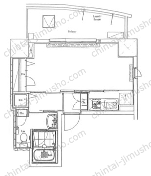 EBISU FIRST PLACE／恵比寿ファーストプレイス8Fの間取図