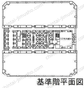 晴海アイランドトリトンスクエアオフィスタワーX43Fの間取図
