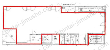 大手町NSビル2Fの間取図