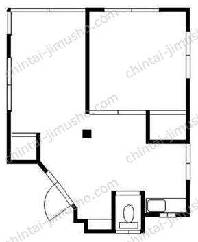 大森ビル2階の間取図