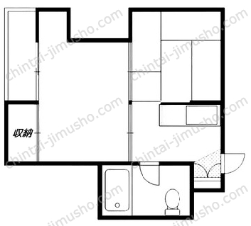 北村ビル2Fの間取図