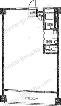 市ヶ谷見附ハイム6階の間取図