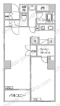 三晃電機ビル3Fの間取図