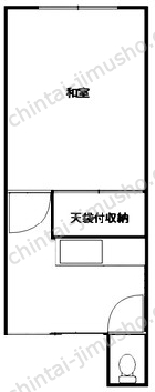 双葉荘2階の間取図