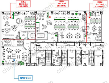 深川ギャザリア・タワーS棟3Fの間取図
