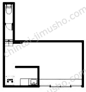 北砂三丁目店舗事務所1Fの間取図